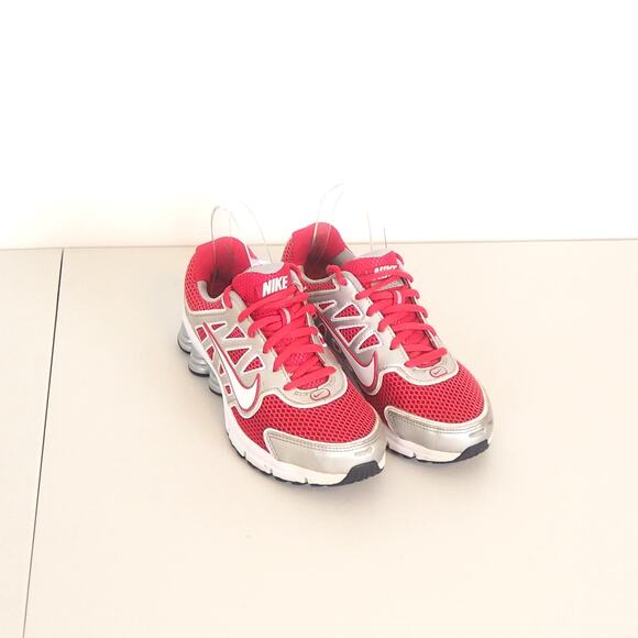 Nike Shox Women's Size 6 Qualify Plus 2 Pink Running Shoes Sneakers 442115-616 - Picture 1 of 11